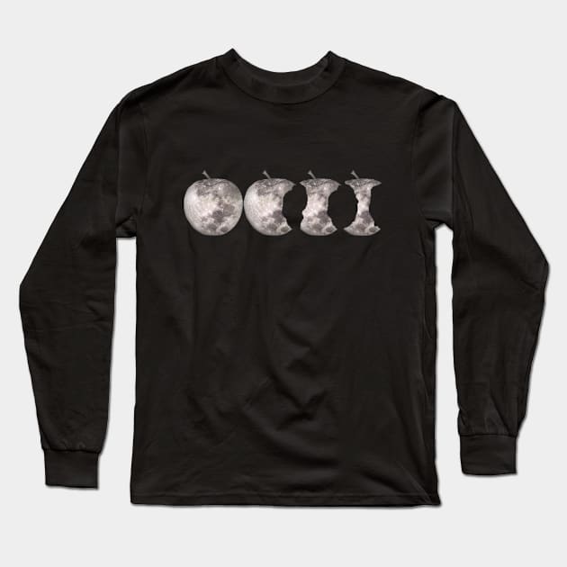 Phases of the Apple Long Sleeve T-Shirt by AYar